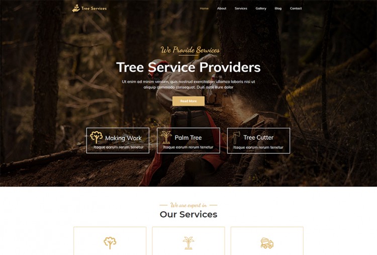 Tree Service WordPress Theme