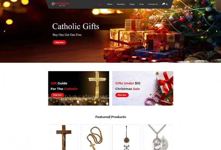 Catholic Gifts Wordpress Theme