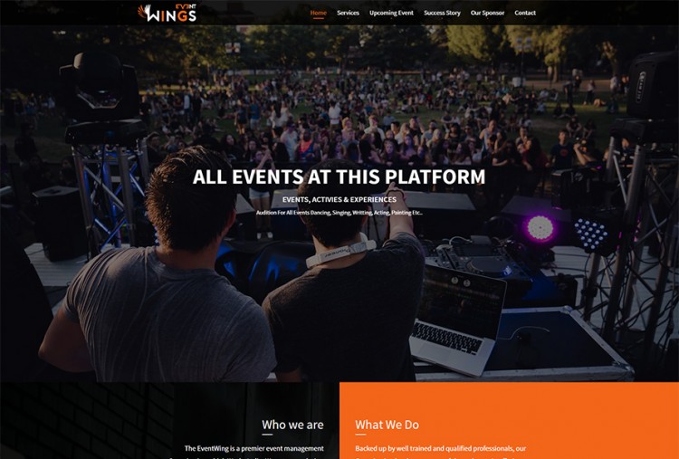 Event Management HTML Website Template