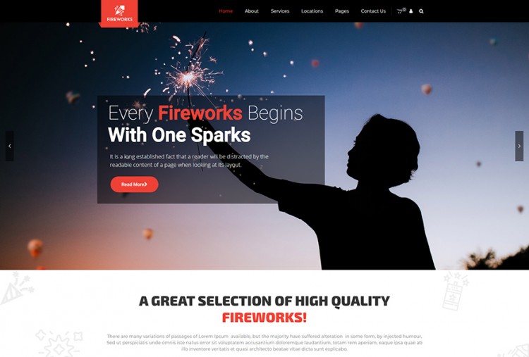 Fireworks WordPress Theme