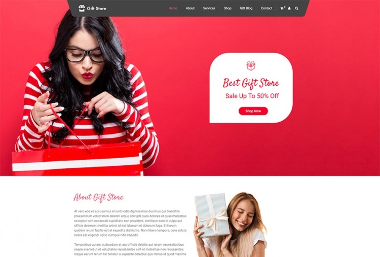 Gift Shop WordPress Theme | Gift Store Themes