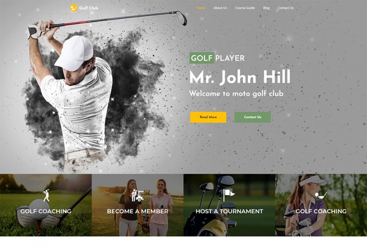 Sport & Golf Club WordPress Theme