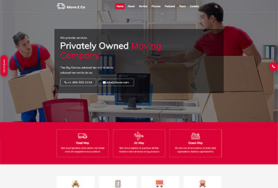 Movers and Packers HTML Website Template