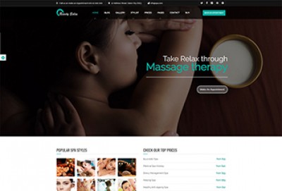 Beauty Salon HTML Website Template