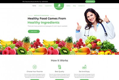 Supplement Store WordPress Theme | Health and Nutrition Shop