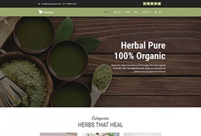 Herbal Medicare HTML Template