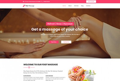 Foot Massage WordPress Theme