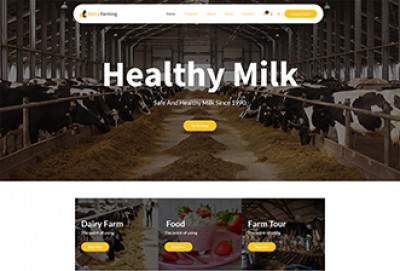 Dairy Farm WordPress Theme