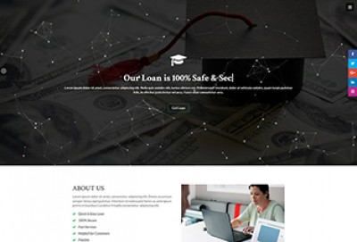 Educational Financial HTML Website Template