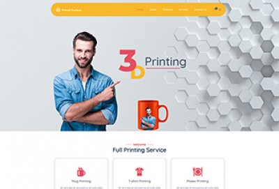 3D Printing WordPress Theme | Printing Shops WP Themes