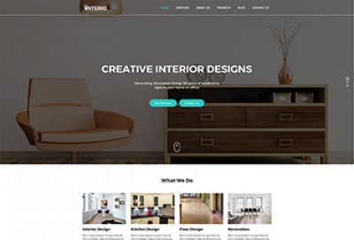 Interior Design HTML Website Template