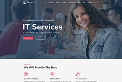 Coworking Space WordPress Theme | Shared Office Themes