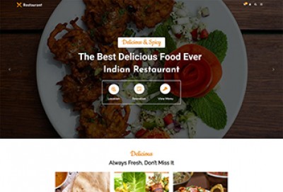 Indian Restaurant WordPress Theme