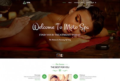 Massage, Spa, Hair & Beauty Salon WordPress Theme