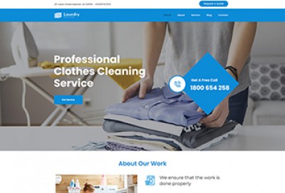 Laundry Services WordPress Theme