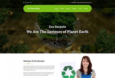 Eco Recycling HTML Website Template