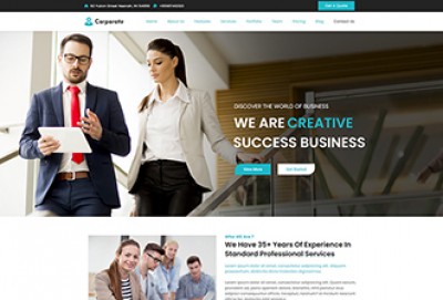Corporate Agency WordPress Theme