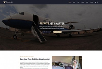 Private Jet WordPress Theme