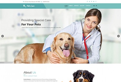 Pet Care Clinic WordPress Theme