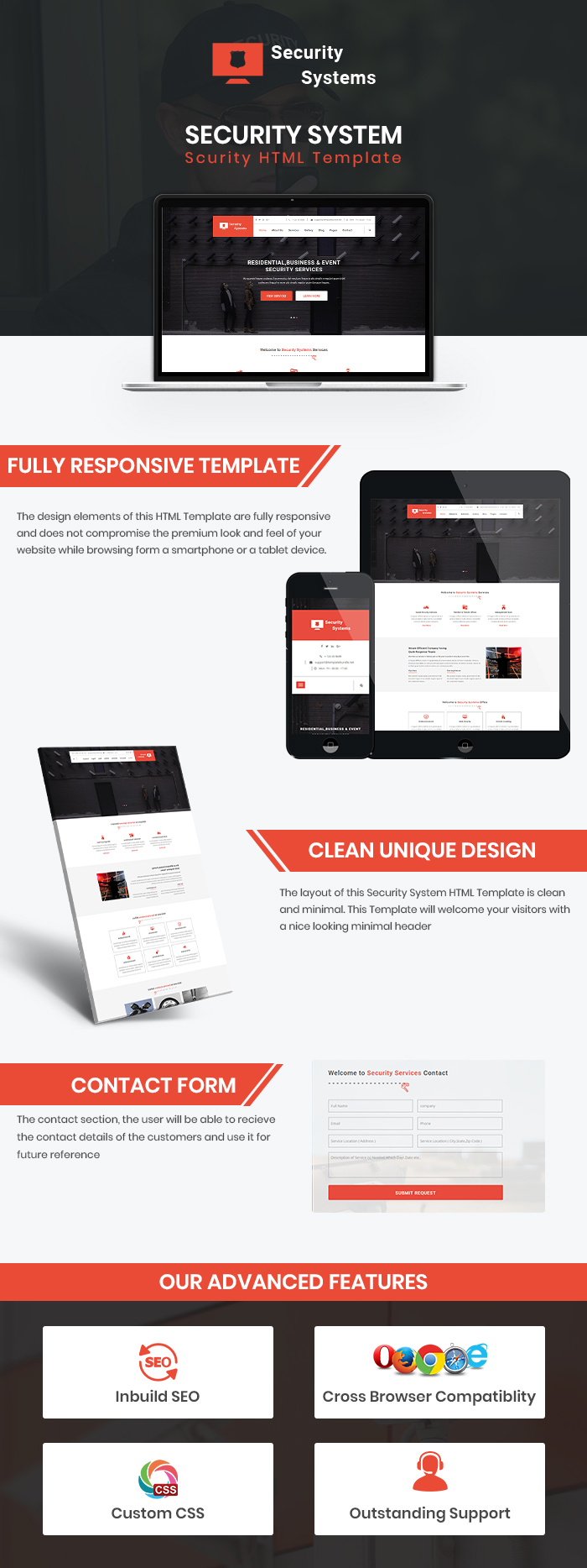 Security Services HTML Website Template