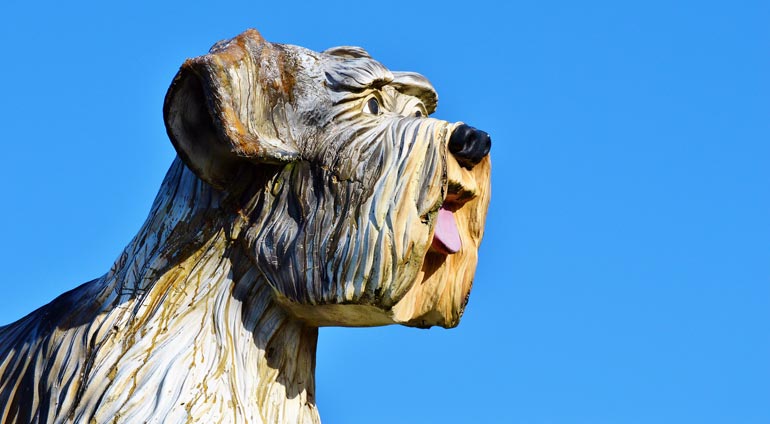 Tiger Wooden Statue
