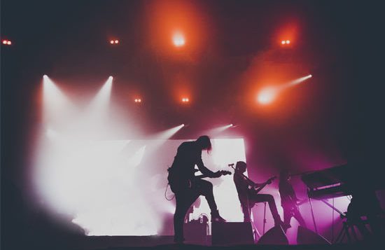 Live performance with audience